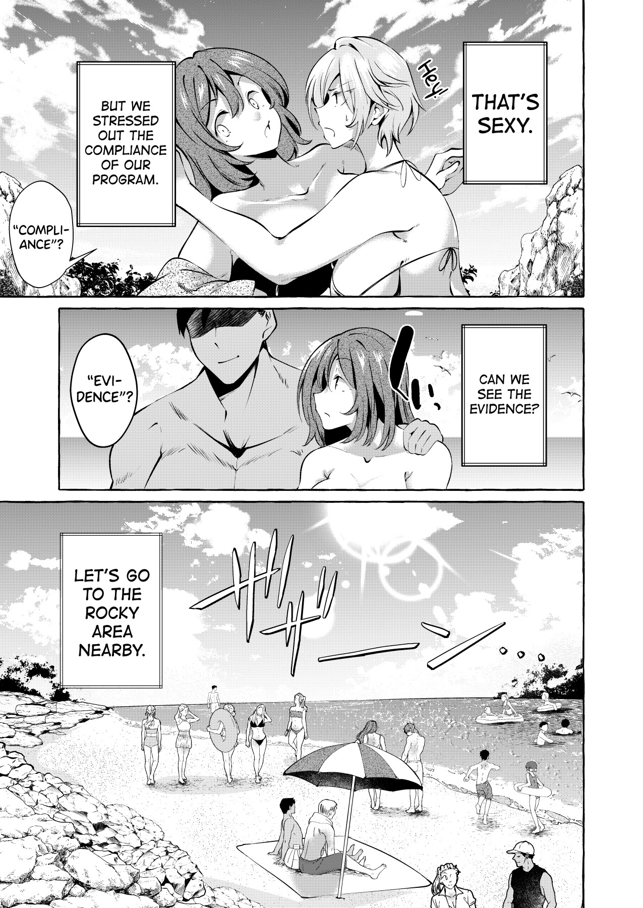 Hentai Manga Comic-Let's investigate! Everyone's sexual circumstances ~Sea bathing edition~-Read-12